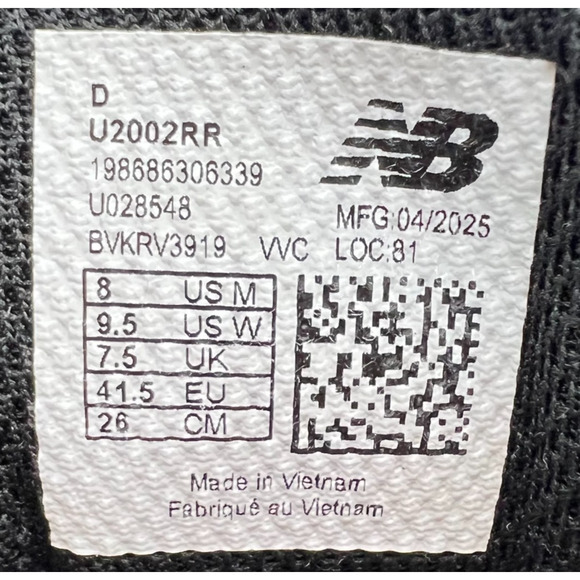 New Balance 2002R Woodland Black Men's Size 8 U2002RR New - Picture 12 of 16